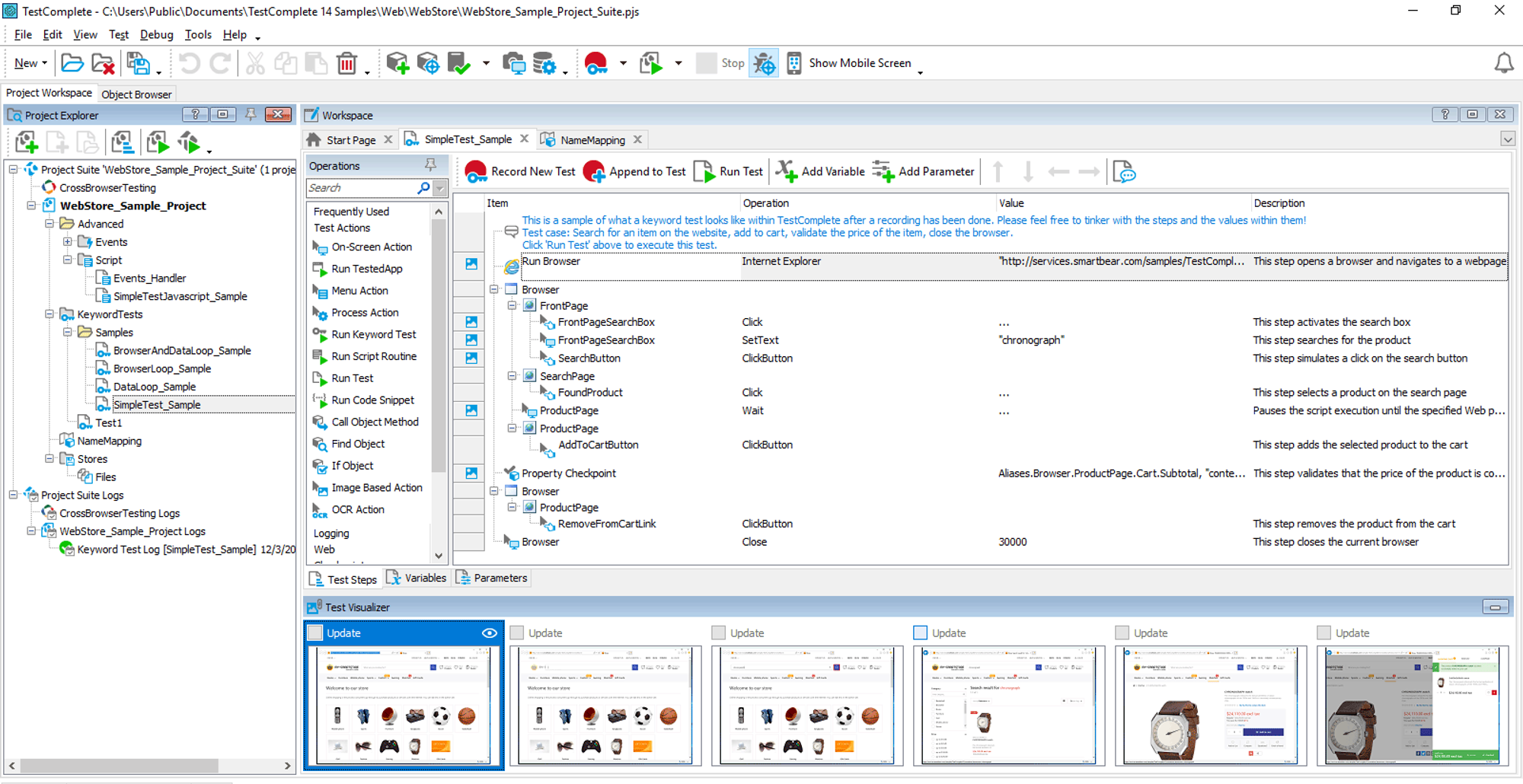 TestComplete’s app